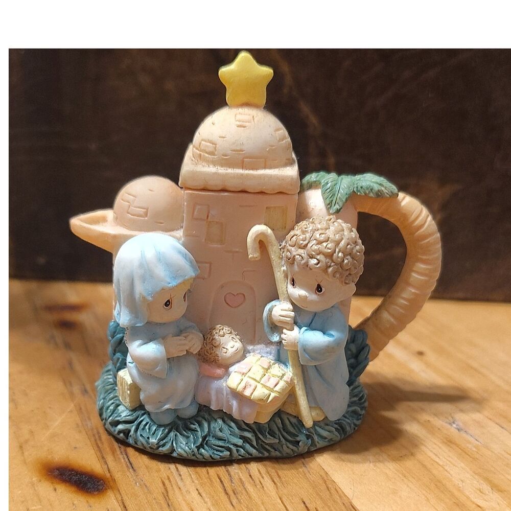 PMI Nativity Scene Figurine Set Mary Joseph Baby Jesus Multicolor 1998